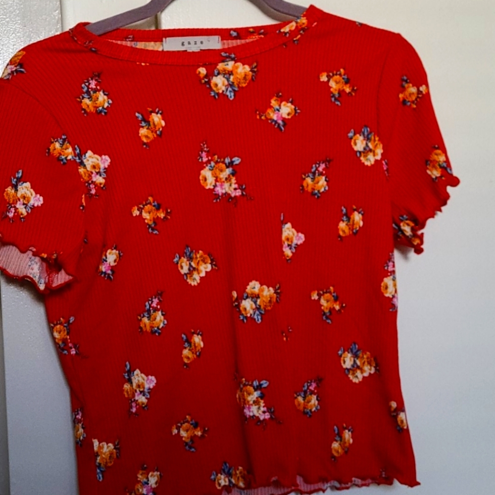 Floral fitted shirt
